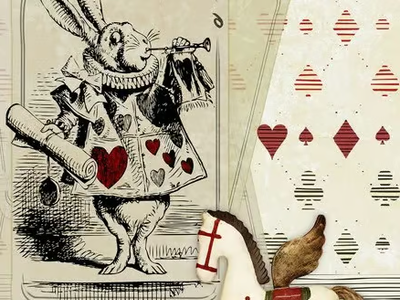 THE WHITE RABBIT HOLE - For all ages wallpaper, PVC free, eco, washable _ WallPepper®/Group