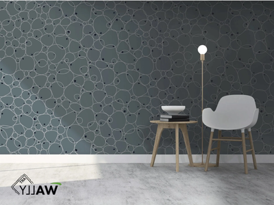 MATRIX - Motif fire retardant washable nonwoven wallpaper _ WALLYART