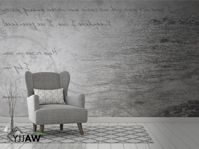 POSTCARD - Fire retardant washable landscape nonwoven wallpaper _ WALLYART