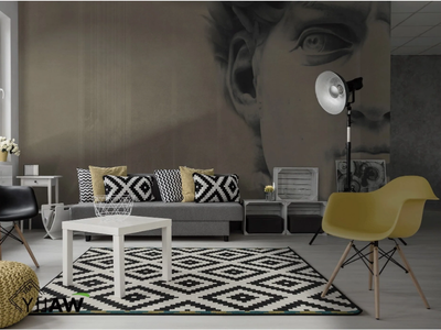 SIGHT - Motif fire retardant washable nonwoven wallpaper _ WALLYART