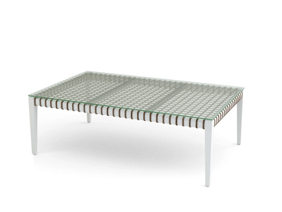DELTA - Rectangular aluminium coffee table _ Walters