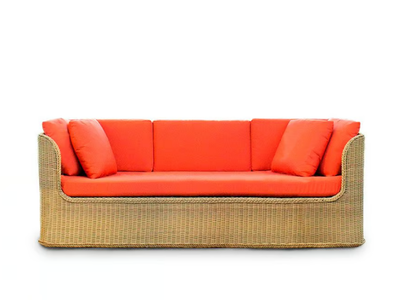 FRENCH BRAID - 3 seater resin garden sofa _ Walters