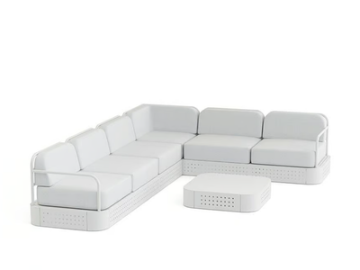 LIFESAVER - Sectional fabric garden sofa _ Walters