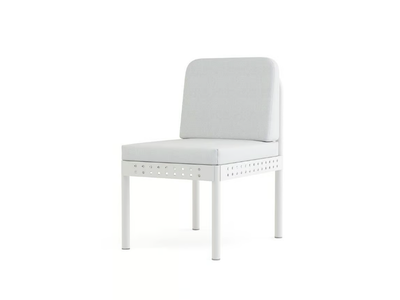 LIFESAVER - Upholstered powder coated aluminium garden chair _ Walters