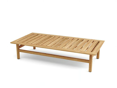 STRINGER - Rectangular low teak coffee table _ Walters