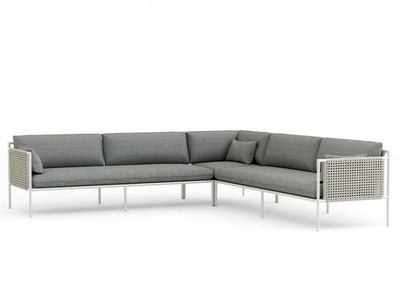 SUMMER - Sectional aluminium garden sofa _ Walters