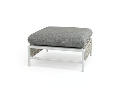 SUMMER - Square aluminium garden footstool _ Walters
