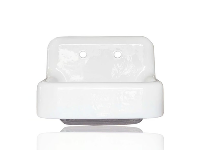 CIRCE D'ACADIA - Wall-mounted single cast iron washbasin _ WatermarkFixtures