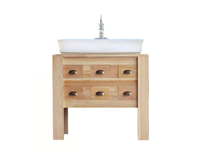 CLAIBORNE - Floor-standing wooden vanity unit with drawers _ WatermarkFixtures