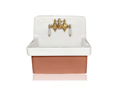 COUPE D'CARRE - Cast iron washbasin _ WatermarkFixtures