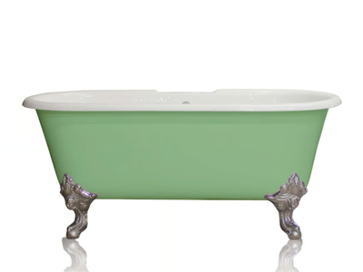 EDWARDIAN PLONGÉ - Freestanding oval cast iron bathtub _ WatermarkFixtures