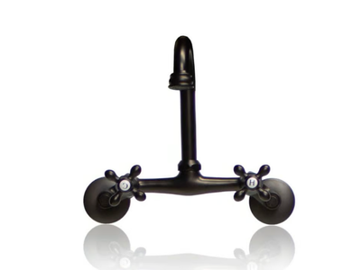 WMF-LF-604-MC - 2 hole wall-mounted brass washbasin mixer _ WatermarkFixtures