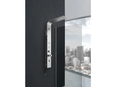 AMBRA - Wall-mounted shower panel with hand shower _ WEISS-STERN