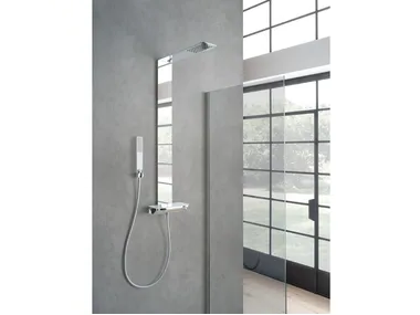GRAN PARADISO - Wall-mounted shower panel with hand shower _ WEISS-STERN