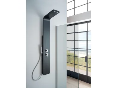SASSOLUNGO - Wall-mounted shower panel with hand shower _ WEISS-STERN