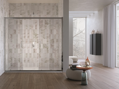 VENERE 2.1 - Glass and aluminium shower cabin _ WEISS-STERN