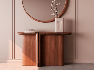 RE-FORM - Wooden console table _ Wewood