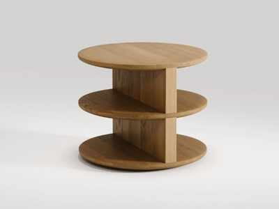 TRIPLEX - Oak coffee table / bedside table _ Wewood
