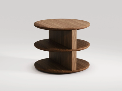 TRIPLEX - Walnut bedside table / coffee table _ Wewood