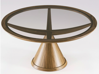 VASCO - Contemporary style round wooden living room table _ Wewood