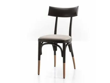 CZECH - Beech chair with integrated cushion _ Wiener GTV Design
