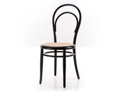 N.14 - Beech and woven cane chair _ Wiener GTV Design
