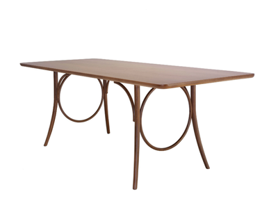 RING DINING TABLE - Rectangular beech table _ Wiener GTV Design