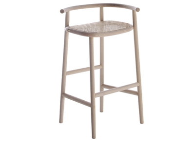 SINGLE CURVE BARSTOOL - High beech barstool _ Wiener GTV Design