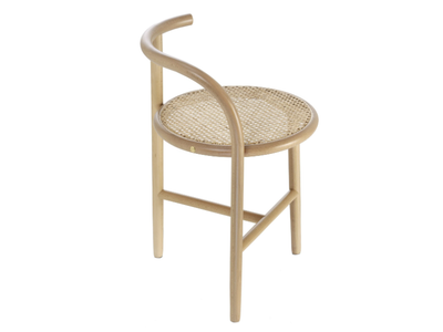 SINGLE CURVE STOOL - Wooden chair _ Wiener GTV Design