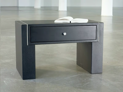 ART317-NT - Bedside table with drawers _ Wissmann raumobjekte