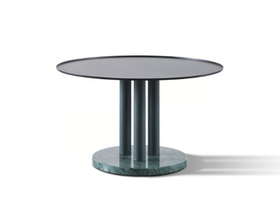 BATON - Round metal coffee table _ Wittmann