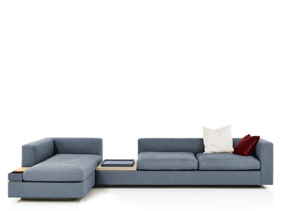 CAMIN REVISITED - Modular fabric sofa with chaise longue _ Wittmann