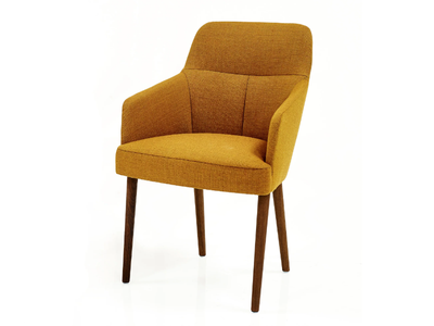 MONO - Fabric chair with armrests _ Wittmann