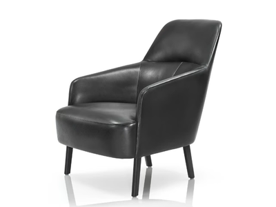 MONO - Leather armchair high-back _ Wittmann