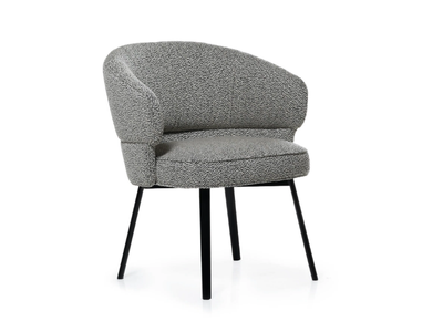 MORTON - Upholstered fabric chair with armrests _ Wittmann