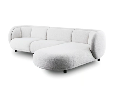 VUELTA - 3 seater fabric sofa with chaise longue _ Wittmann