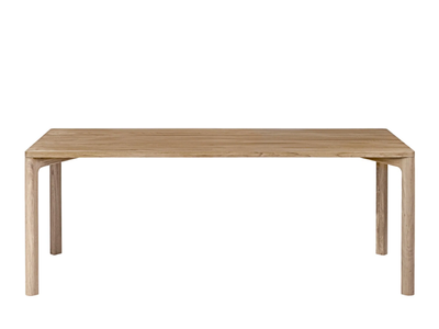 LAVADO - Rectangular solid wood dining table _ Woak