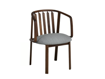 WHERRY - Wooden chair with armrests _ Woak