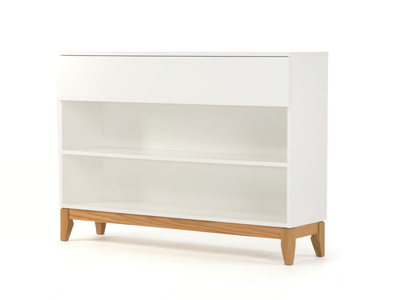 BLANCO - Melamine-faced chipboard bookcase / console table _ Woodman