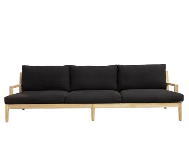 AUSTIN - 3 seater upholstered teak garden sofa _ XVL