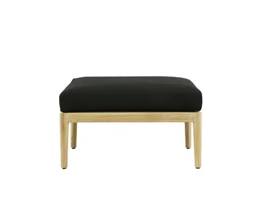 AUSTIN - Rectangular teak garden footstool _ XVL