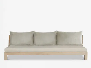 MALIBU - 3 seater teak garden sofa _ XVL