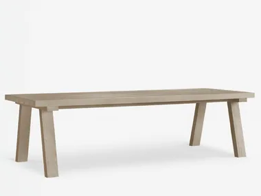 MALIBU - Rectangular teak dining table _ XVL