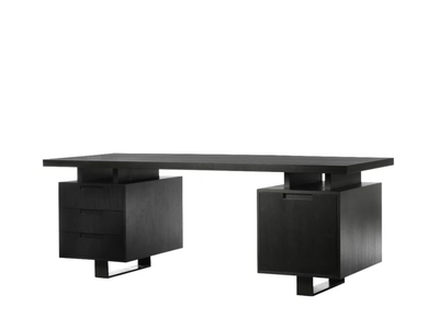 SANTORIN - Rectangular wooden writing desk with drawers _ XVL