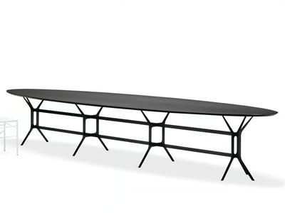ARABESQUE - Oval metal table _ YDF