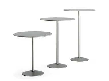 CAPPUCCINO TABLE - Round metal coffee table _ YDF