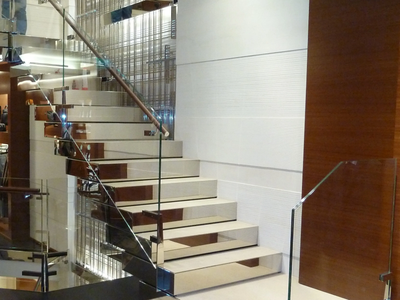 Stainless steel Open staircase - Stainless steel Open staircase _ YDF