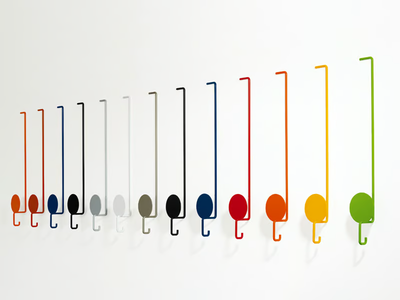 SUN - Wall-mounted metal coat rack _ YDF