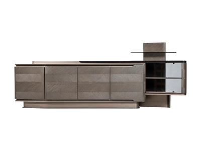 GIOIA - Wooden sideboard with doors _ ZEBRANO
