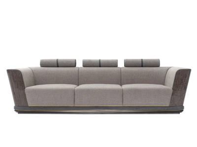 HYPNOS - 3 seater fabric sofa _ ZEBRANO